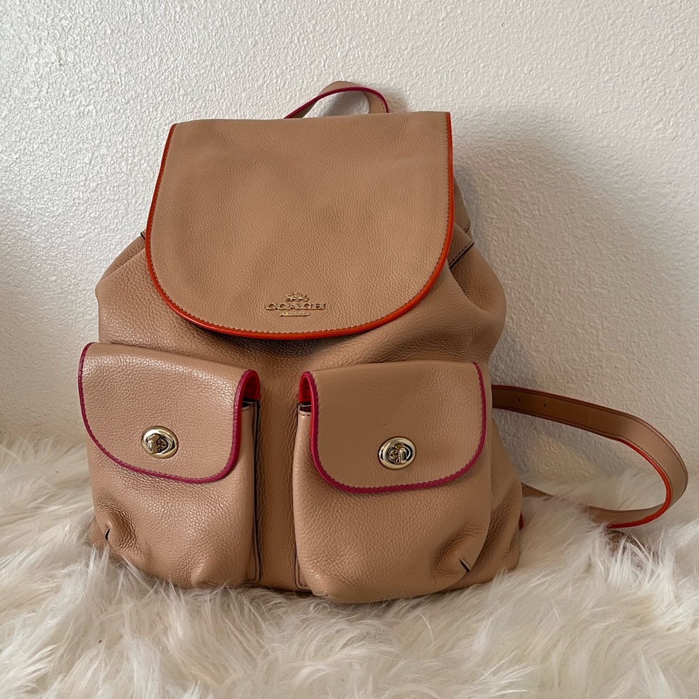 ❌SOLD❌ Coach nude back pack